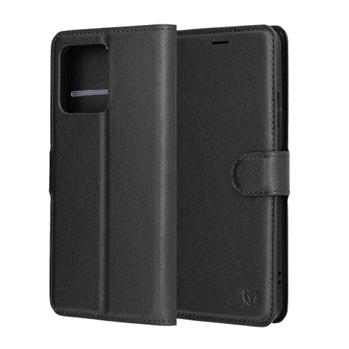 Techsuit - Leather Folio - Motorola Moto G86 - Black