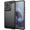 Techsuit - Carbon szilikon tok - Motorola Moto G86 - Fekete