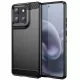 Techsuit - Carbon szilikon tok - Motorola Moto G86 - Fekete