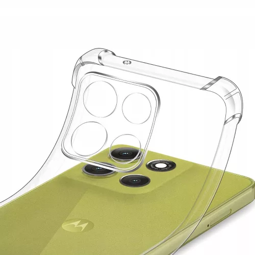 Techsuit - Shockproof Átlátszó Ütésálló Szilikon tok - Motorola Moto G86 - Átlátszó