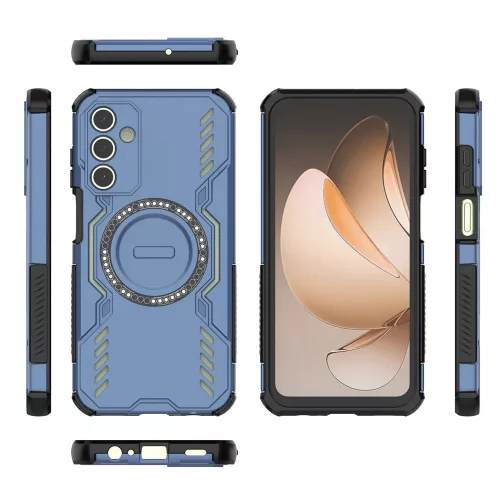 Techsuit - ArmorMag ütésálló tok -  Samsung Galaxy A15 4G / A15 5G - Kék