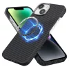 Techsuit - Aramid Fiber MagSafe tok - iPhone 14 - Fekete