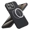 Techsuit - Aramid Fiber MagSafe tok - iPhone 15 Pro Max - Fekete