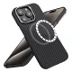 Techsuit - Aramid Fiber MagSafe tok - iPhone 15 Pro Max - Fekete