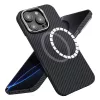 Techsuit - Aramid Fiber MagSafe tok - iPhone 16 Pro - Fekete
