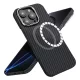 Techsuit - Aramid Fiber MagSafe tok - iPhone 16 Pro - Fekete