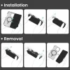 Techsuit - Aramid Fiber MagSafe tok - iPhone 16 Pro Max - Fekete