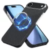 Techsuit - Aramid Fiber MagSafe tok - iPhone 17 Air - Fekete