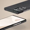 Techsuit - Aramid Fiber MagSafe tok - Samsung Galaxy S24 Ultra - Fekete