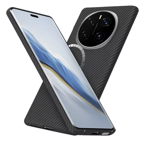 Techsuit - Aramid Fiber MagSafe tok - Honor Magic7 Pro - Fekete