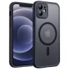Techsuit - PureFrost MagSafe Ütésálló tok - iPhone 12 - Matt fekete