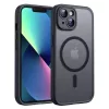 Techsuit - PureFrost MagSafe Ütésálló tok - iPhone 13 - Matt fekete