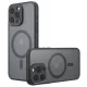 Techsuit - PureFrost MagSafe Ütésálló tok - iPhone 13 Pro - Matt fekete