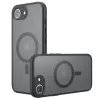 Techsuit - PureFrost MagSafe Ütésálló tok - iPhone 16e / iPhone 17e - Matt fekete
