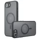 Techsuit - PureFrost MagSafe Ütésálló tok - iPhone 16e / iPhone 17e - Matt fekete