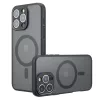 Techsuit - PureFrost MagSafe Ütésálló tok - iPhone 16 Pro - Matt fekete