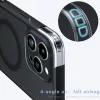 Techsuit - PureFrost MagSafe Ütésálló tok - iPhone 16 Pro Max - Matt fekete