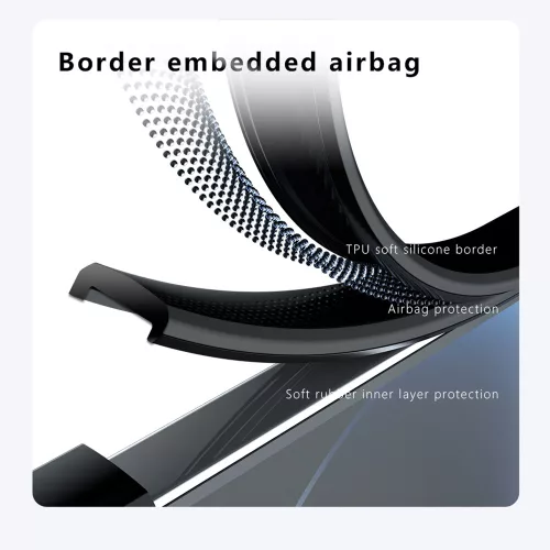 Techsuit - PureFrost MagSafe Ütésálló tok - iPhone 17 Pro - Matt fekete