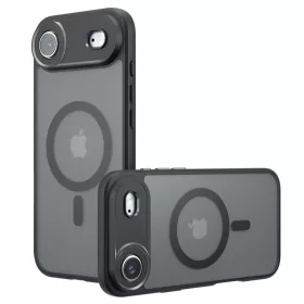   Techsuit - PureFrost MagSafe Ütésálló tok - iPhone 17 Air - Matt fekete