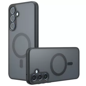   Techsuit - PureFrost MagSafe Ütésálló tok - Samsung Galaxy A54 - Matt fekete