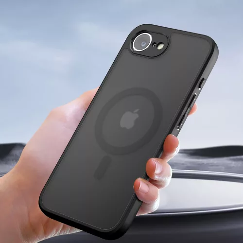Techsuit - PureFrost MagSafe Ütésálló tok - Samsung Galaxy A54 - Matt fekete