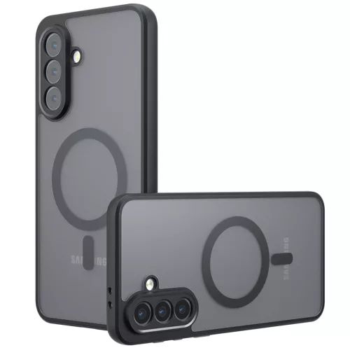 Techsuit - PureFrost MagSafe Ütésálló tok - Samsung Galaxy A26 5G - Matt fekete