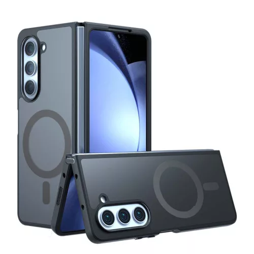Techsuit - PureFrost MagSafe Ütésálló tok - Samsung Galaxy Z Fold6 - Matt fekete