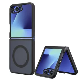   Techsuit - PureFrost MagSafe Ütésálló tok - Samsung Galaxy Z Flip7 - Matt fekete