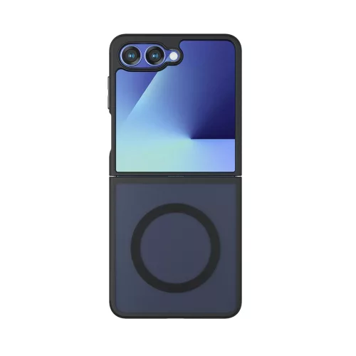 Techsuit - PureFrost MagSafe Ütésálló tok - Samsung Galaxy Z Flip7 - Matt fekete