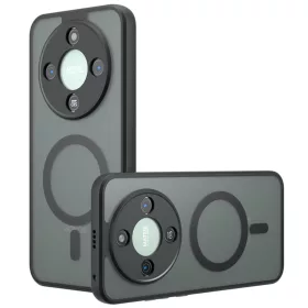   Techsuit - PureFrost MagSafe Ütésálló tok - Honor Magic6 Lite - Matt fekete