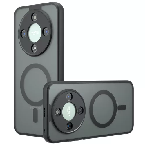 Techsuit - PureFrost MagSafe Ütésálló tok - Honor Magic6 Lite - Matt fekete