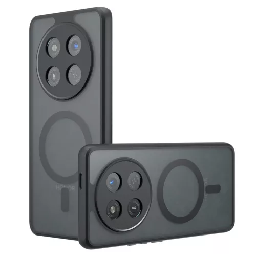 Techsuit - PureFrost MagSafe Ütésálló tok - Honor Magic7 Lite / X9c - Matt fekete