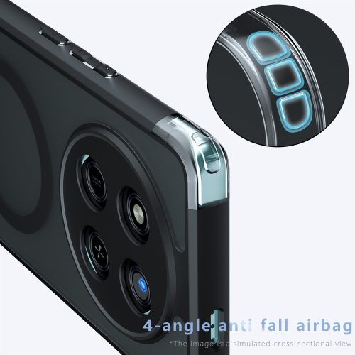 Techsuit - PureFrost MagSafe Ütésálló tok - Honor Magic7 Lite / X9c - Matt fekete