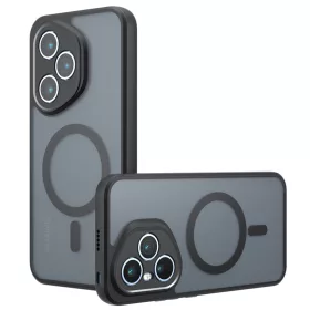   Techsuit - PureFrost MagSafe Ütésálló tok - Honor 400 - Matt fekete