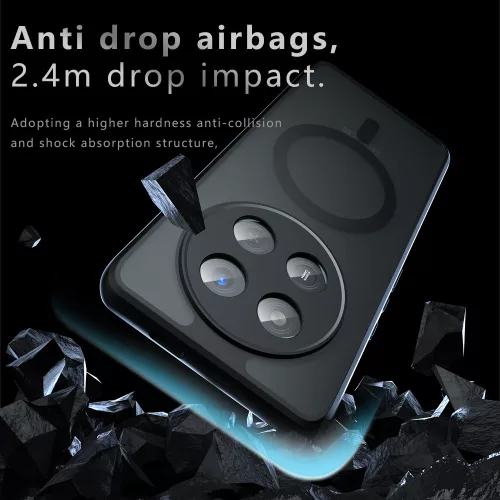 Techsuit - PureFrost MagSafe Ütésálló tok - Honor 400 Pro - Matt fekete