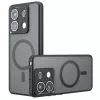 Techsuit - PureFrost MagSafe Ütésálló tok - Xiaomi Redmi Note 13 Pro 5G / Poco X6 - Matt fekete
