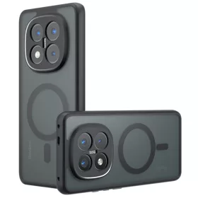   Techsuit - PureFrost MagSafe Ütésálló tok - Xiaomi Redmi Note 14 Pro+ 5G - Matt fekete