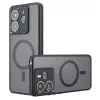 Techsuit - PureFrost MagSafe Ütésálló tok - Xiaomi Redmi Note 14 4G (Standard) - Matt fekete