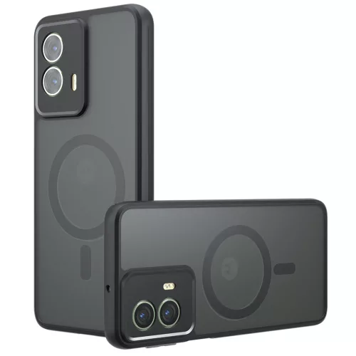 Techsuit - PureFrost MagSafe Ütésálló tok - Motorola Moto G85 - Matt fekete