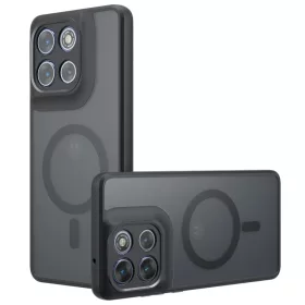   Techsuit - PureFrost MagSafe Ütésálló tok - Motorola Moto G56 - Matt fekete