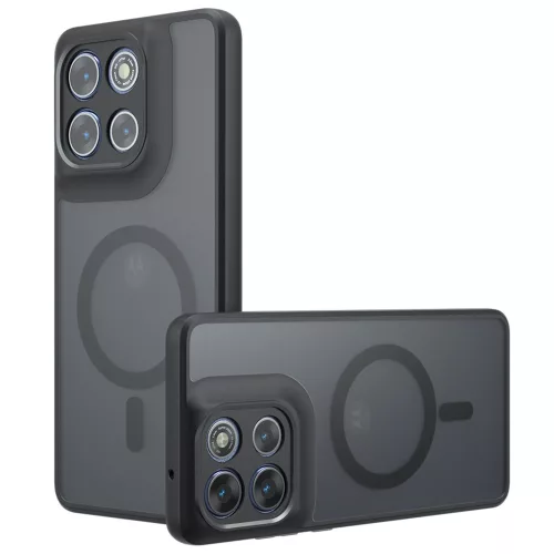 Techsuit - PureFrost MagSafe Ütésálló tok - Motorola Moto G56 - Matt fekete