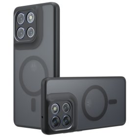   Techsuit - PureFrost MagSafe Ütésálló tok - Motorola Moto G86 / G86 Power - Matt fekete