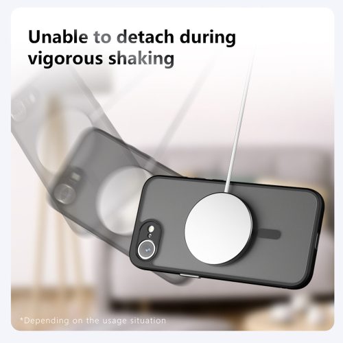 Techsuit - PureFrost MagSafe Ütésálló tok - Motorola Moto G86 / G86 Power - Matt fekete