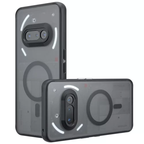 Techsuit - PureFrost MagSafe Ütésálló tok - Nothing Phone (3a) - Matt fekete