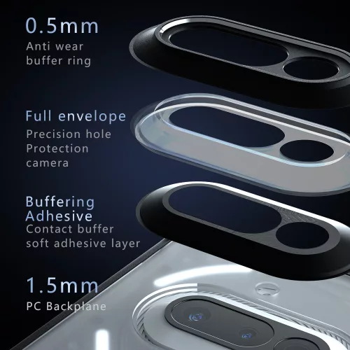 Techsuit - PureFrost MagSafe Ütésálló tok - Nothing Phone (3a) - Matt fekete