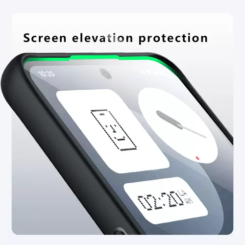 Techsuit - PureFrost MagSafe Ütésálló tok - Nothing Phone (3a) - Matt fekete