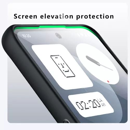 Techsuit - PureFrost MagSafe Ütésálló tok - Nothing Phone (3a) Pro - Matt fekete
