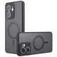 Techsuit - PureFrost MagSafe Ütésálló tok - Oppo Reno13 F 4G / Reno13 F 5G / Reno13 FS 5G - Matt fekete