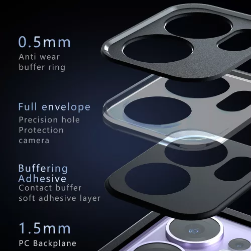 Techsuit - PureFrost MagSafe Ütésálló tok - Oppo Reno13 F 4G / Reno13 F 5G / Reno13 FS 5G - Matt fekete