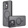 Techsuit - PureFrost MagSafe Ütésálló tok - Oppo A5 Pro 4G / A5 Pro 5G - Matt fekete